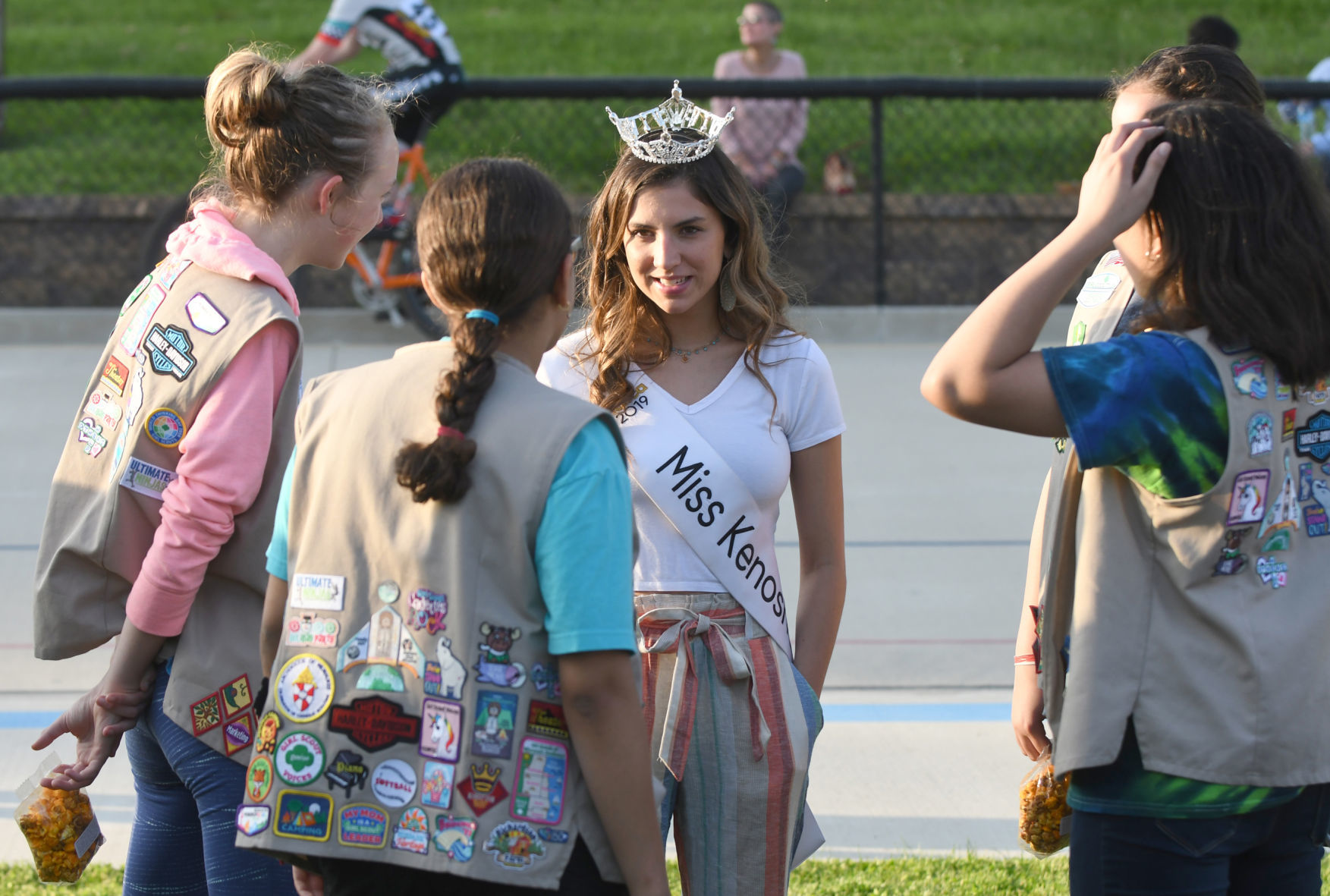 Lily Karnes Miss Kenosha with Girl Scouts.jpg